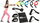 Set aksesorë për fitnes Eb Fit, 5 copë