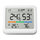 Termometër higrometër smart SwitchBot Meter Pro, set 2 copë, Bluetooth, me alarm, i bardhë