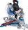Sharrë diagonale Bosch GCM 18V-305 GDC Professional, 305 mm, me bateri 18V