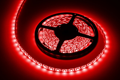 Shirit LED Rebel, 5m, i kuq, i papërshkueshëm nga uji 12V
