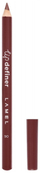 Laps kontur për buzë Lamel Lip Liner Contour Pencil 406 Taupe, i butë kremoz, pa testim te kafshët
