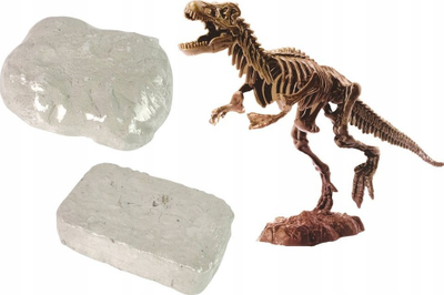 Set arkeologjik për kalamaj LeanToys Archaeologist Excavations Dinosaur Tyrannosaurus, skelet T Rex, lodër për me mësu