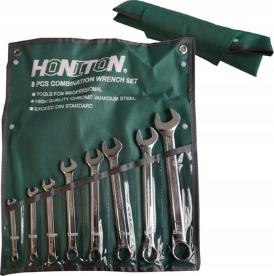 Set çelësash të kombinuar Honiton H0132, 8 copë, 6-22mm, argjendtë