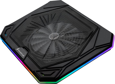 Ftohës laptopi gaming SureFire Bora X1, deri 17", RGB, i zi