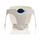 Ulsë vaski Thermobaby Aquafun, për foshnja 7–16 mujsh, plastike, e bardhë