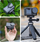 Adapter magnetik Telesin OA TPM T04 për DJI Action 3 dhe 4, montim GoPro, i zi