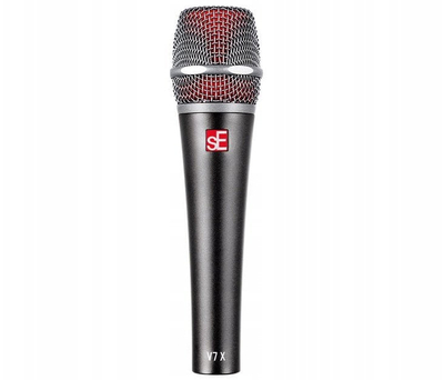 Mikrofon dinamik për instrumente SE Electronics V7 X, supercardioid, për studio edhe skenë, i zi
