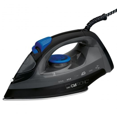 Hekur me avull Clatronic DB 3703, taban inox, avull vertikal, blu