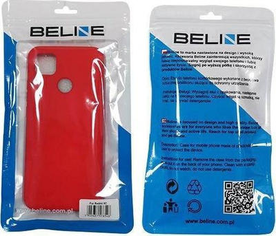 Kapak silikoni Beline për Realme 7, i hollë, i kuq