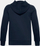 Dukser me kapuç Under Armour Rival Cotton për çuna, L, blu e errët
