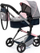 Karrocë kukullash Bayer Combi Neo Vario 18427AA, me dorezë që rregullohet, për kukulla deri 52 cm, rozë