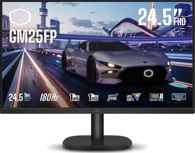 Monitor Cooler Master GM25FP, 24'5”, FHD, 180Hz, i zi