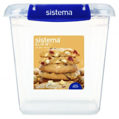 Сад за чување Sistema Klip It Plus, 2.3L, пластичен, проѕирен