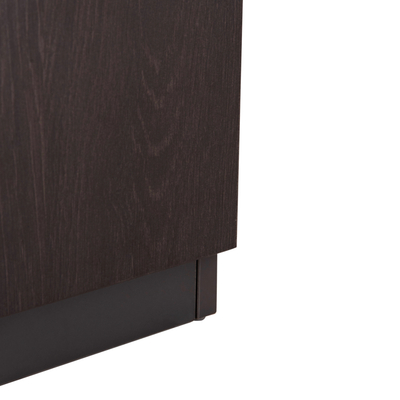 Raft librash zyre HM2089, 80x40x200 cm, melaminë, gri wenge