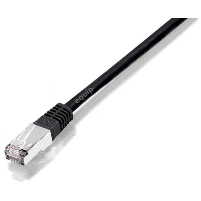 Kabllo rrjeti Equip Patchcord F / UTP (225451), C5e, 2m, e zezë (225451)