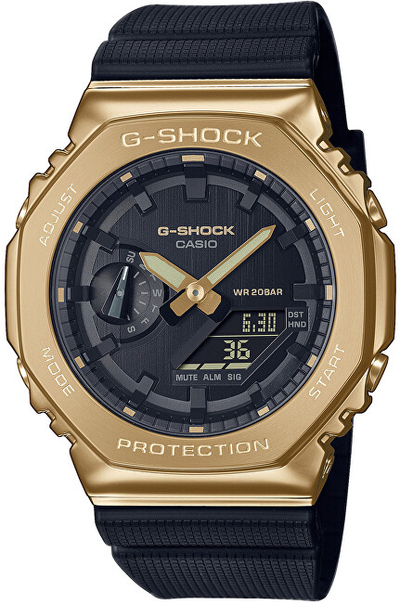 Orë dore për meshkuj Casio G-Shock GM-2100G-1A9ER, e zezë