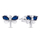 Vathё Brilio Silver Dragonflies EA716W