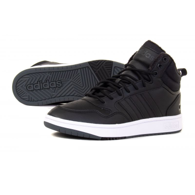 Atlete Adidas Hoops 3.0 Mid Wtr M GZ6679 për burra, të zeza