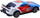 Makine sportive me telekomande LEAN Toys RC, 1:22, drita LED, efekt avulli, blu