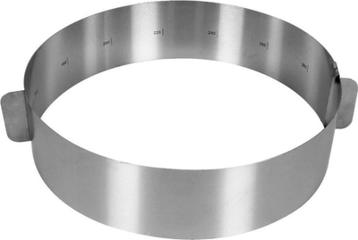 Forma për tortë Koopman Cake Mould, e zgjerueshme 16-30 cm, inoks