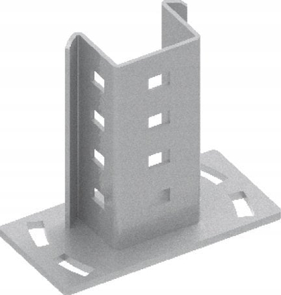 Bazë montimi fotovoltaike PCS70, model 751217, çelik i galvanizum