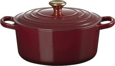 Tenxhere gize Le Creuset Signature Round 7.25Qt, 6.8L, me sm alt, e kuqe
