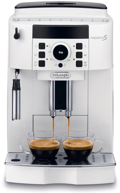 Апарати за кафе DeLonghi Magnifica S ECAM 21.117 W, автоматски, систем Cappuccino, бел