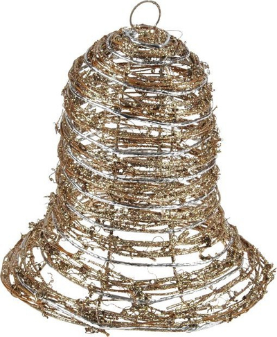 Zbukrim Krishtlindjesh, zile ratan BN R4587, 20cm, ari me shkëlqim
