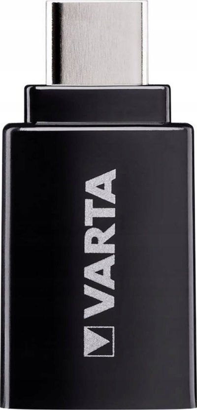 Adapter USB Varta, USB 3.0 në USB 3.1 Type C, i zi