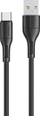 Kabllo karikimi USAMS U68, USB në USB-C, 2A, 1m, e zezë