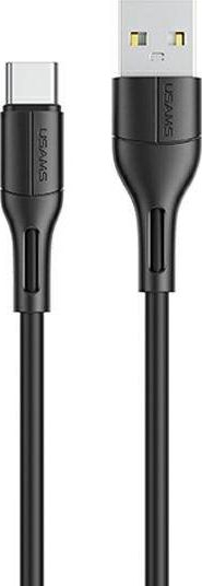 Kabllo karikimi USAMS U68, USB në USB-C, 2A, 1m, e zezë