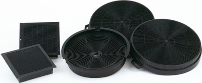 Filter karboni aktiv për aspirator Cata 02859398, set 2 copë, i zi