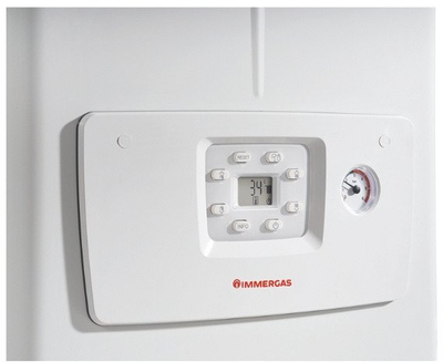 Boiler kondens i Immergas Victrix Omnia V2, 2 funksione, me gaz, i bardhë