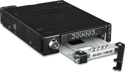 Kuti SSD ICY DOCK ToughArmor, për 2 SSD 2.5" U.2 U.3 NVMe PCIe 4.0, e zezë