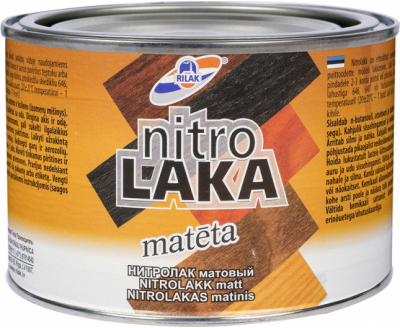 Llak nitrocelulozë Rilak Nitrocellulose Varnish Matt, mat, 0.45L, transparent