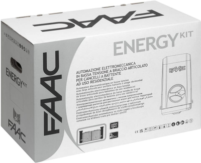 Сет за автоматизација FAAC Energy FDS 392, 24V, за врати со две крила до 5 m