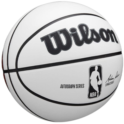 Top basketbolli Wilson Autograph Mini Ball WTB3405XB, mini, i bardhë