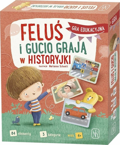 Lojë edukative Nasza Księgarnia Feluś i Gucio, 84 elemente, moshat 4+