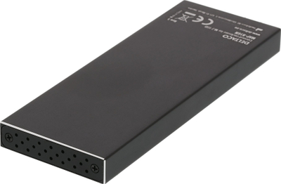 Kuti e jashtme për SSD M.2 DELTACO, USB 3.0, 5 Gbps, ngjyrë e zezë
