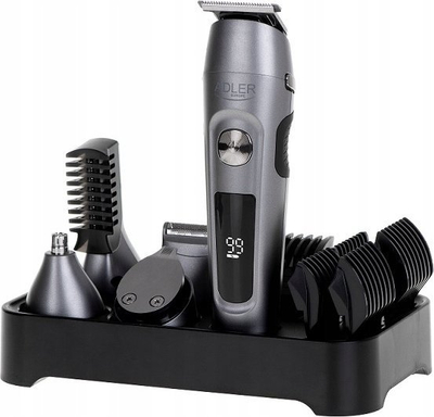 Set mirëmbajtjeje 6 në 1 Adler AD 2944, ekran LCD, bazë karikimi, i zi