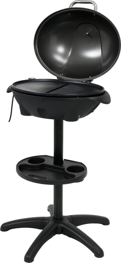 Grill elektrik për kopsht Lund 67420, 2400W, pllakë 47 x 34 cm, i zi