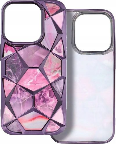 Futera mbrojtëse Twinki Do për iPhone 11 Pro, dizajn gjeometrik 3D, antirënie, lejla