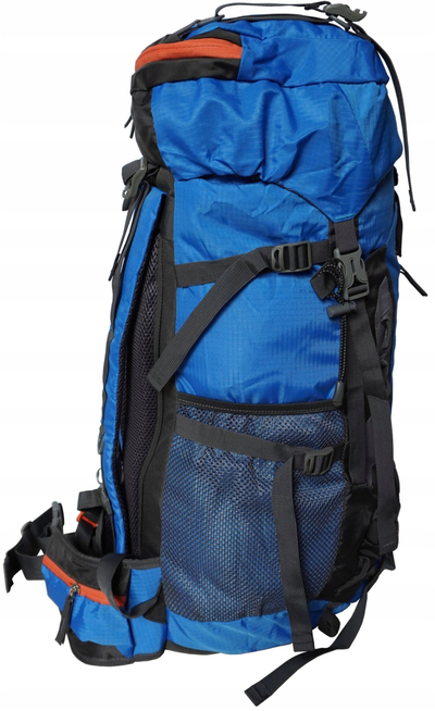 Çantë shpine turistike Kubisport Mountains, 60L, që s’e hyn uji, blu