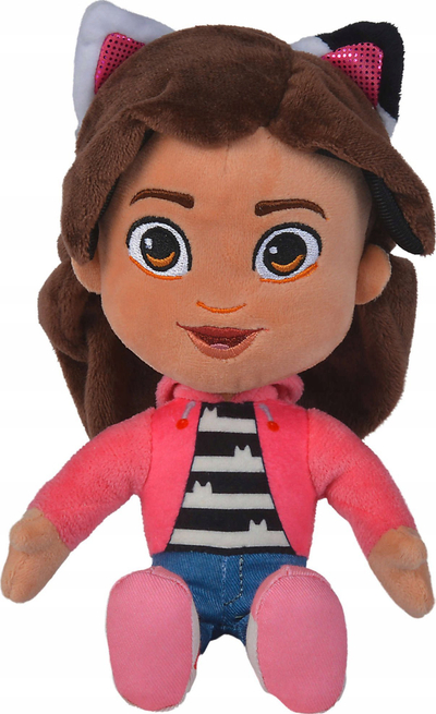 Lodër pelushi Gabby's Dollhouse Gabby, 25 cm, me shumë ngjyra