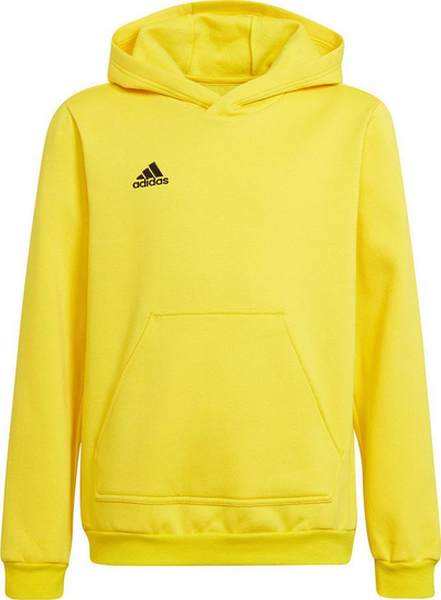 Bluzë me kapuç Adidas Entrada 22 Hoody Jr HI2142, për fëmijë, e verdhë