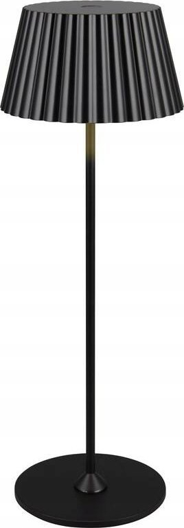 Llampë dyshemeje Reality Leuchten Suarez, LED, 123 cm, metal, e zezë