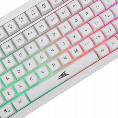 Set gaming Baracuda ORCA, tastierë US, maus gaming, i bardhë
