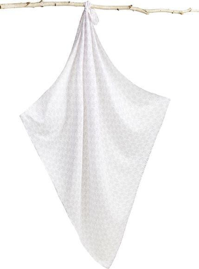 Set pelena bambus Sensillo Bamboo Nappy, 2 copë, 120x120 cm, me lule dhe iriqë