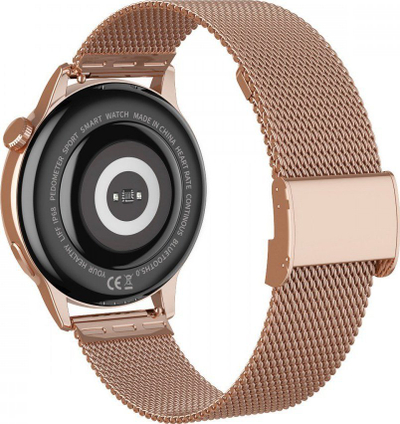 Ora inteligjente Maxcom Fit FW58 Vanad Pro, AMOLED 1.3", Bluetooth, rozë gold