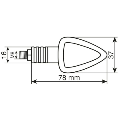 Sinjalizues Motorri 21w Karbon